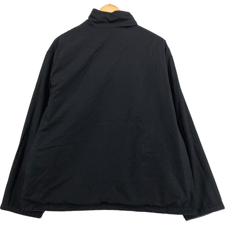90s-00'S Ralph Lauren POLO GOLF reversible half-zip fleece pullover, men's size L polyester gray type Vintage Second Hand