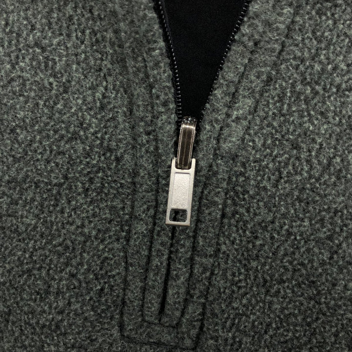 90s-00'S Ralph Lauren POLO GOLF reversible half-zip fleece pullover, men's size L polyester gray type Vintage Second Hand