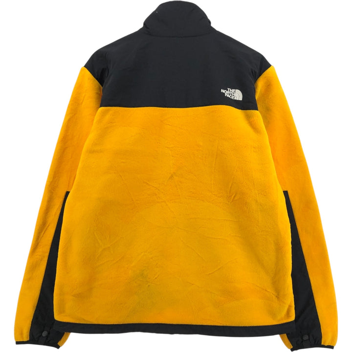 THE NORTH FACE Denali Jacket, Nylon x Fleece Jacket, Men's M size polyester yellow type Vintage Second Hand