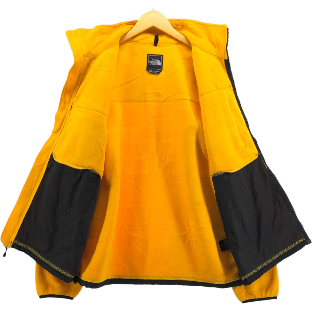 THE NORTH FACE Denali Jacket, Nylon x Fleece Jacket, Men's M size polyester yellow type Vintage Second Hand
