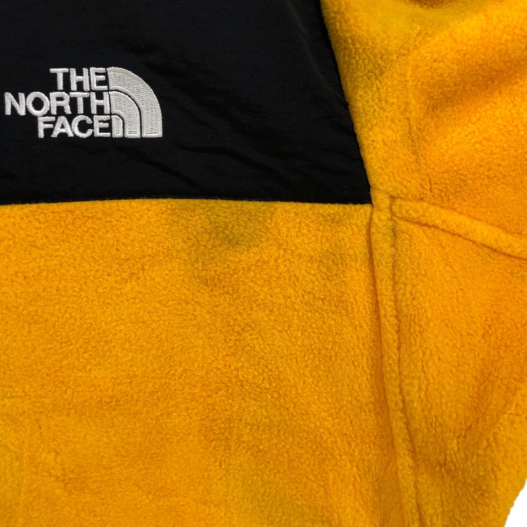 THE NORTH FACE Denali Jacket, Nylon x Fleece Jacket, Men's M size polyester yellow type Vintage Second Hand
