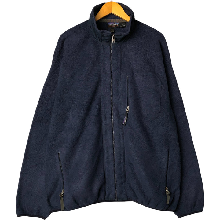 Patagonia Synchilla Fleece Jacket, Men's XL polyester navy blue type Vintage Second Hand