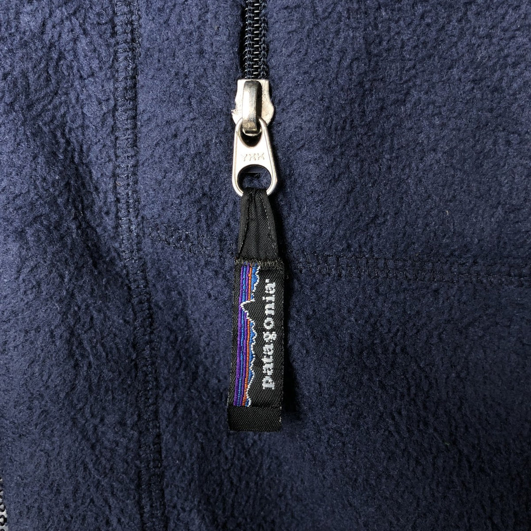 Patagonia Synchilla Fleece Jacket, Men's XL polyester navy blue type Vintage Second Hand