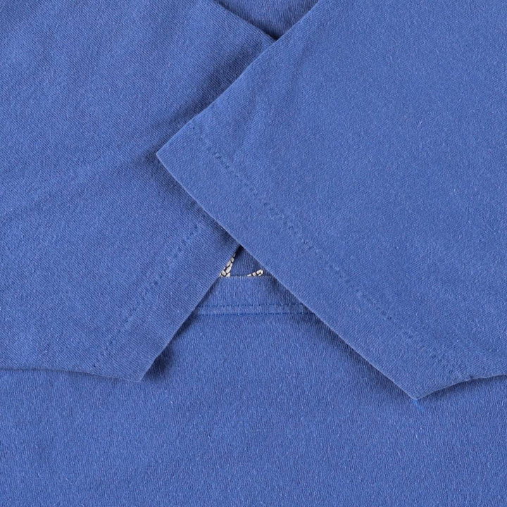 Vintage 90'S H.WOLF and SONS printed T-shirt, Made in USA, Men's Size L cotton blue type Vintage Second Hand