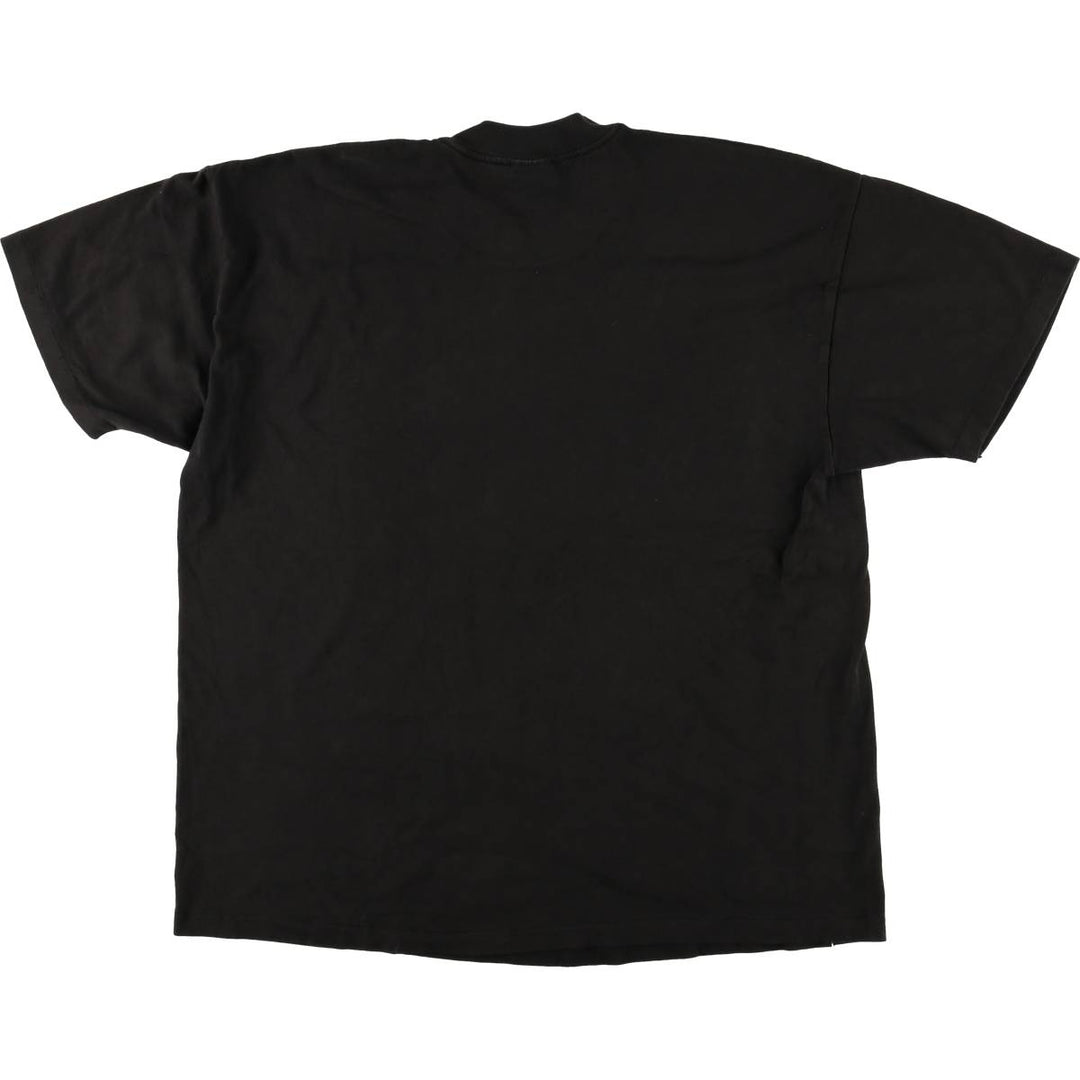 Vintage 90'S Stedman Printed T-Shirt, Made in USA, Men's XL cotton black type Vintage Second Hand