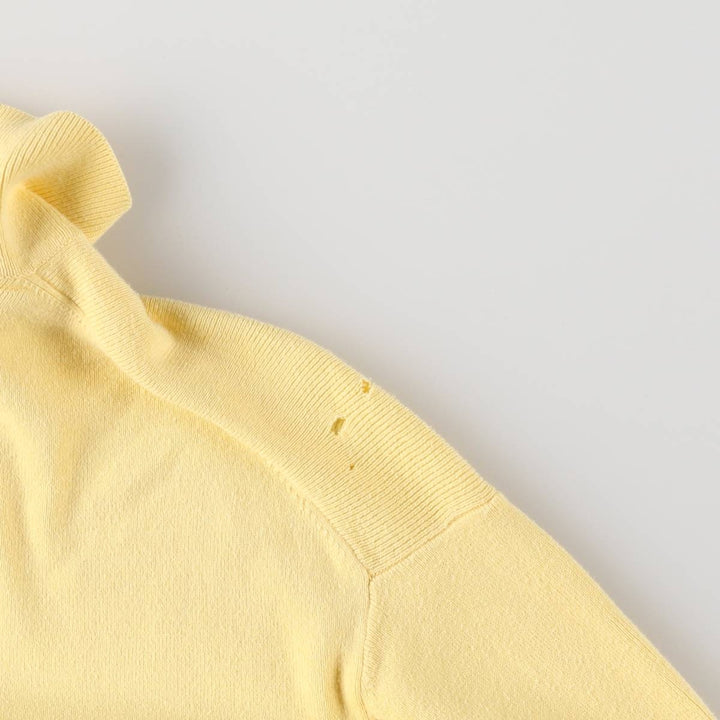Ralph Lauren POLO by Ralph Lauren Polo knit sweater, men's size M Pima Cotton yellow type Vintage Second Hand