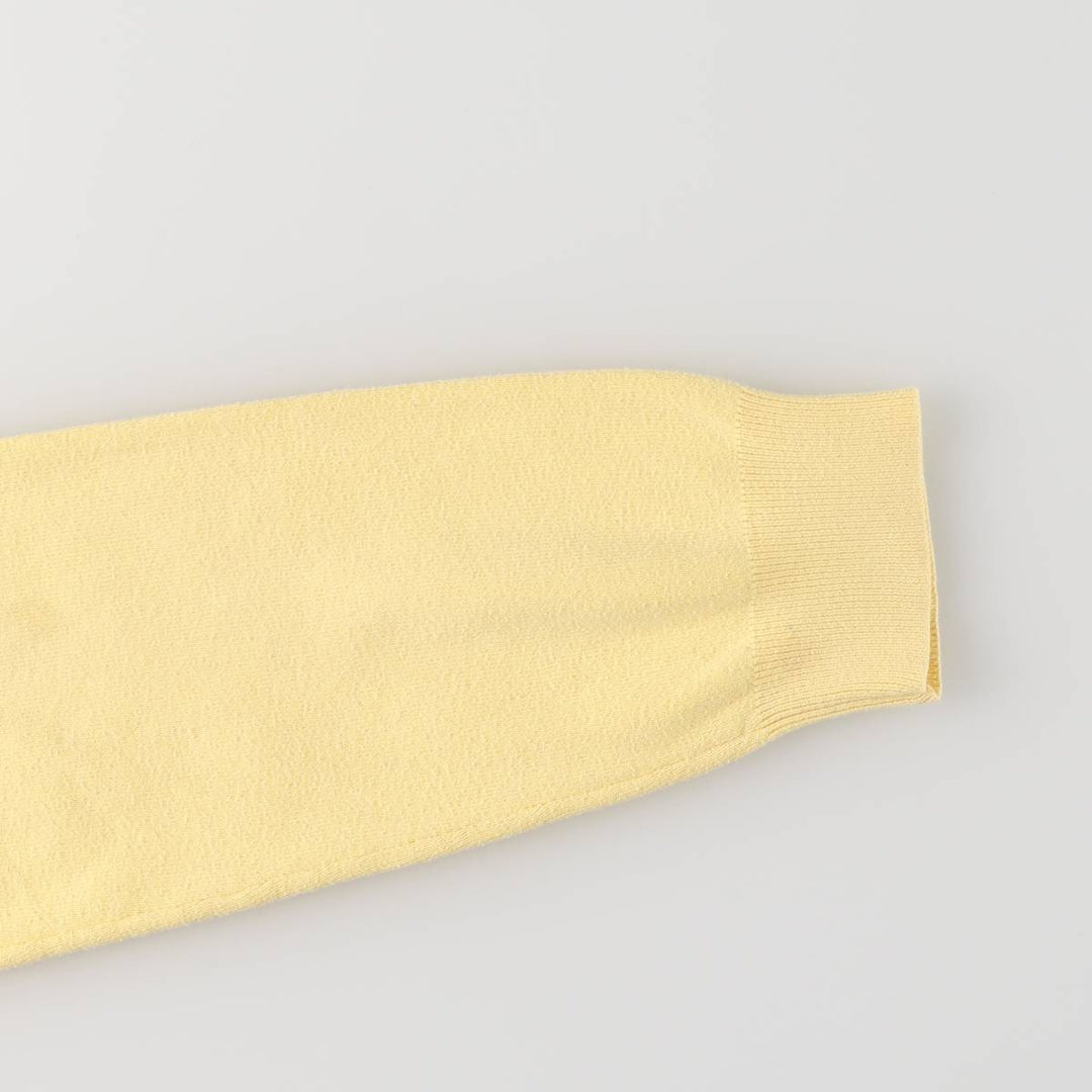 Ralph Lauren POLO by Ralph Lauren Polo knit sweater, men's size M Pima Cotton yellow type Vintage Second Hand