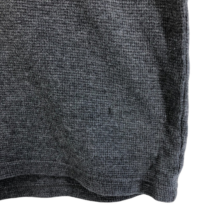 Ralph Lauren POLO RALPH LAUREN SLEEPWEAR Thermal Long T-shirt Waffle Men's L size cotton gray type Vintage Second Hand