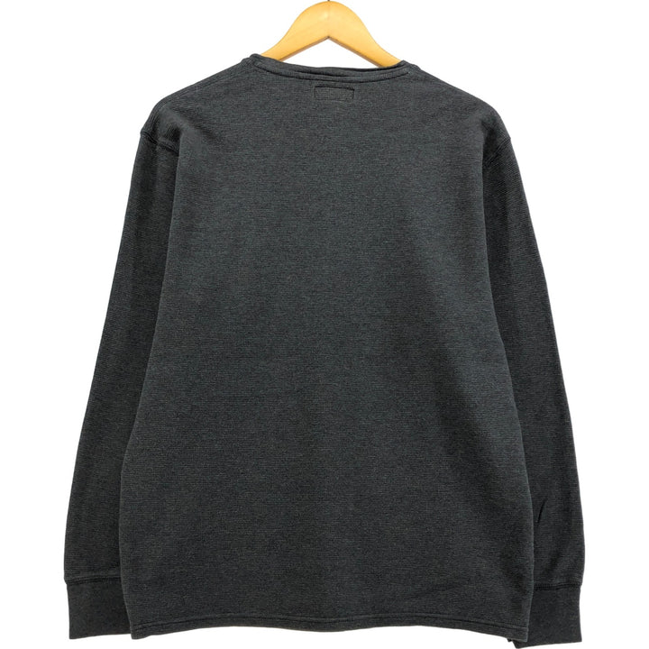 Ralph Lauren POLO RALPH LAUREN Thermal Long T-shirt Waffle Men's XL cotton gray type Vintage Second Hand