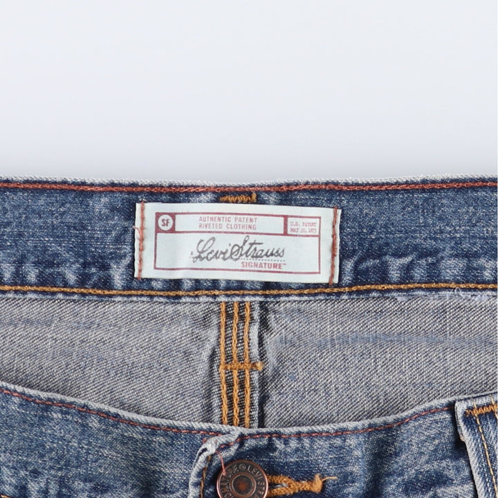 Levi's Signature Denim Painter Shorts, Men's Size 36 cotton Blue type light blue Vintage Second Hand