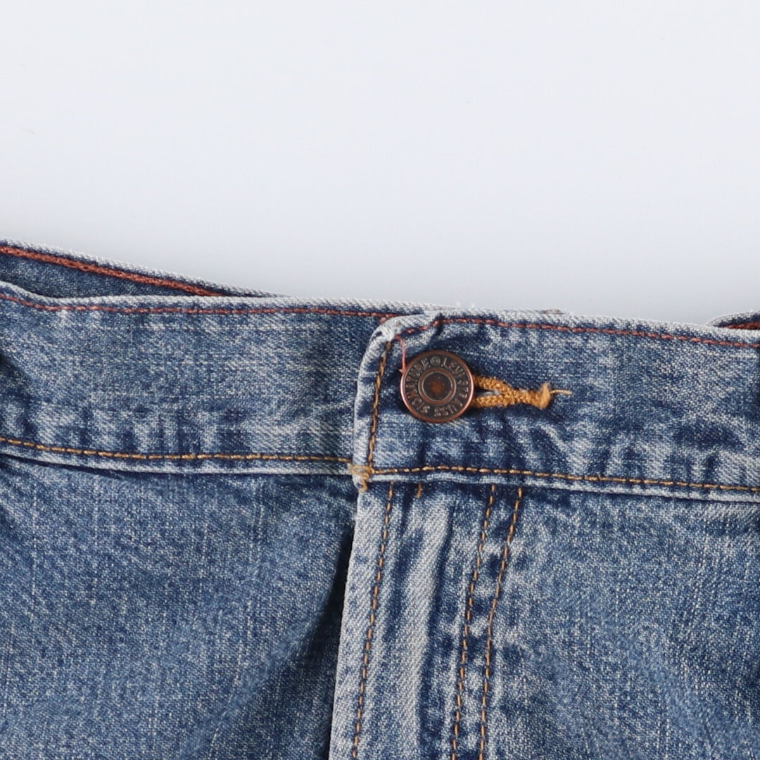 Levi's Signature Denim Painter Shorts, Men's Size 36 cotton Blue type light blue Vintage Second Hand