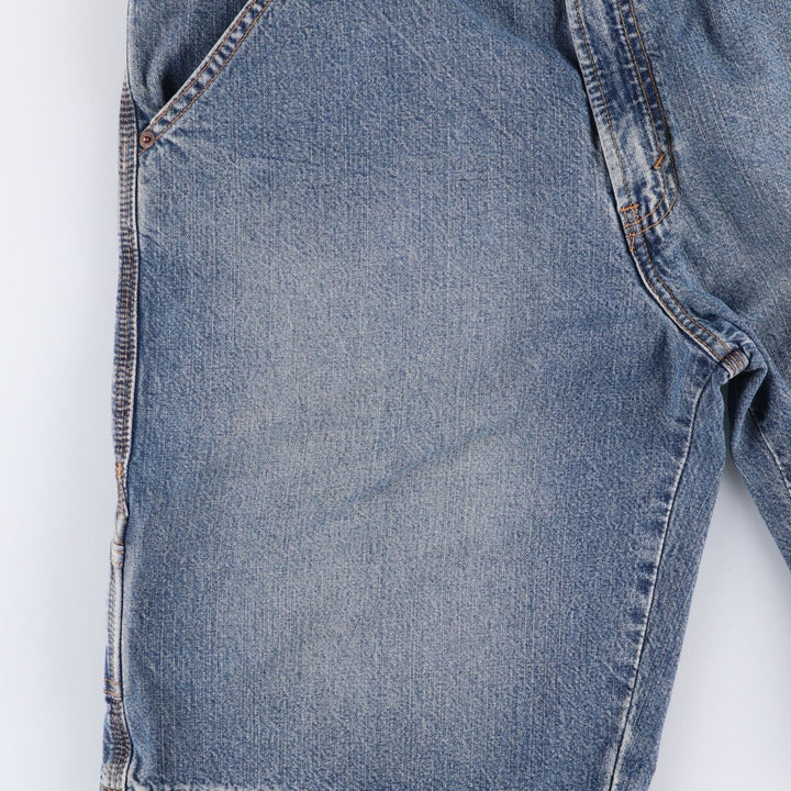 Levi's Signature Denim Painter Shorts, Men's Size 36 cotton Blue type light blue Vintage Second Hand