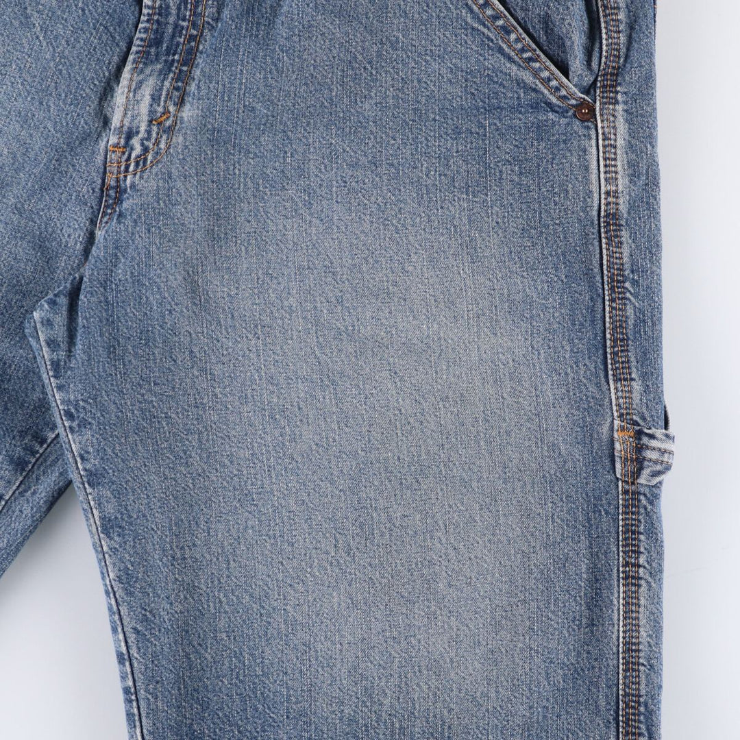 Levi's Signature Denim Painter Shorts, Men's Size 36 cotton Blue type light blue Vintage Second Hand