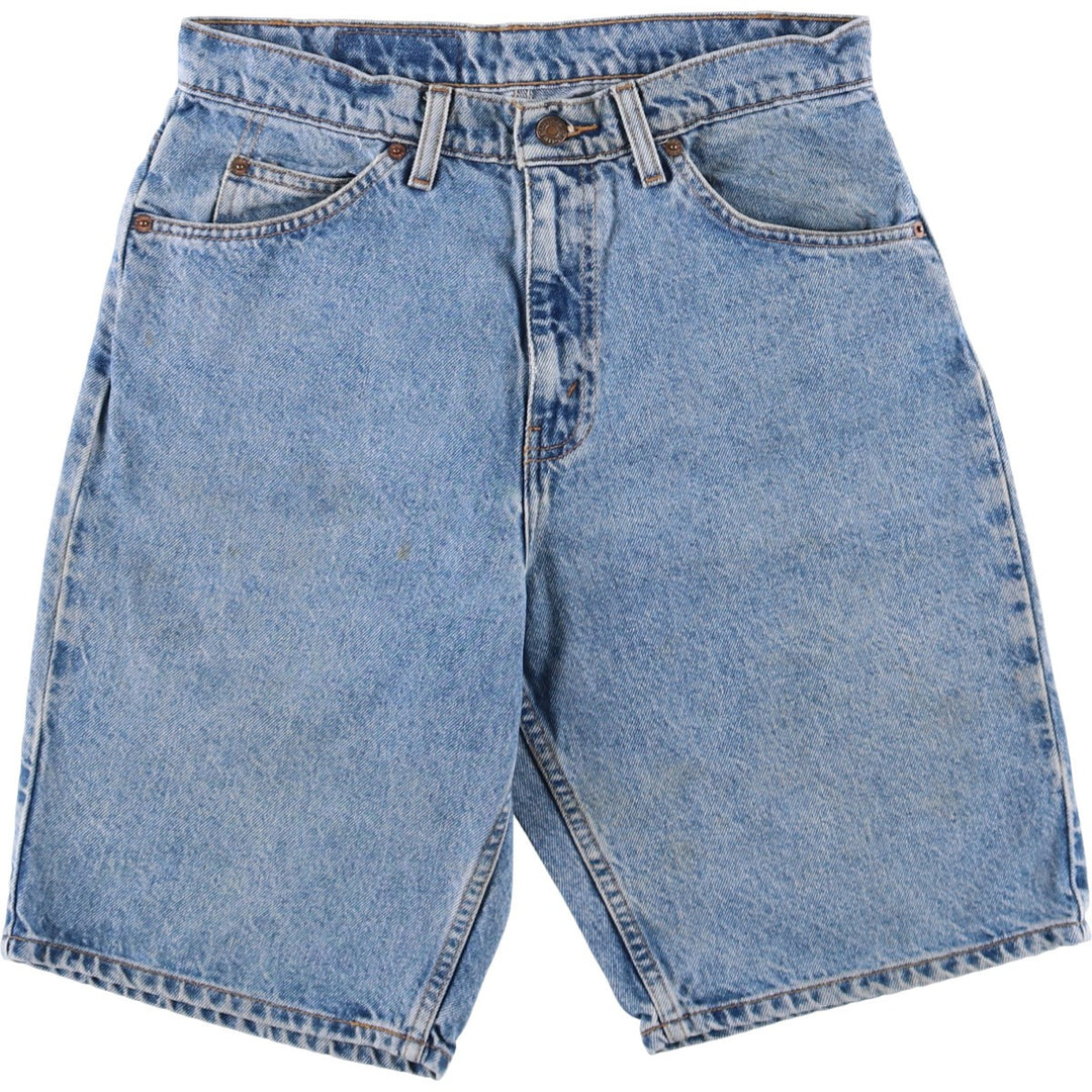 Levi's 550 Relaxed Fit Denim Shorts with Orange Tab, Men's Size W30 cotton Blue type light blue Vintage Second Hand