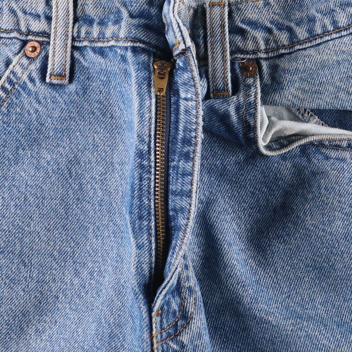 Levi's 550 Relaxed Fit Denim Shorts with Orange Tab, Men's Size W30 cotton Blue type light blue Vintage Second Hand