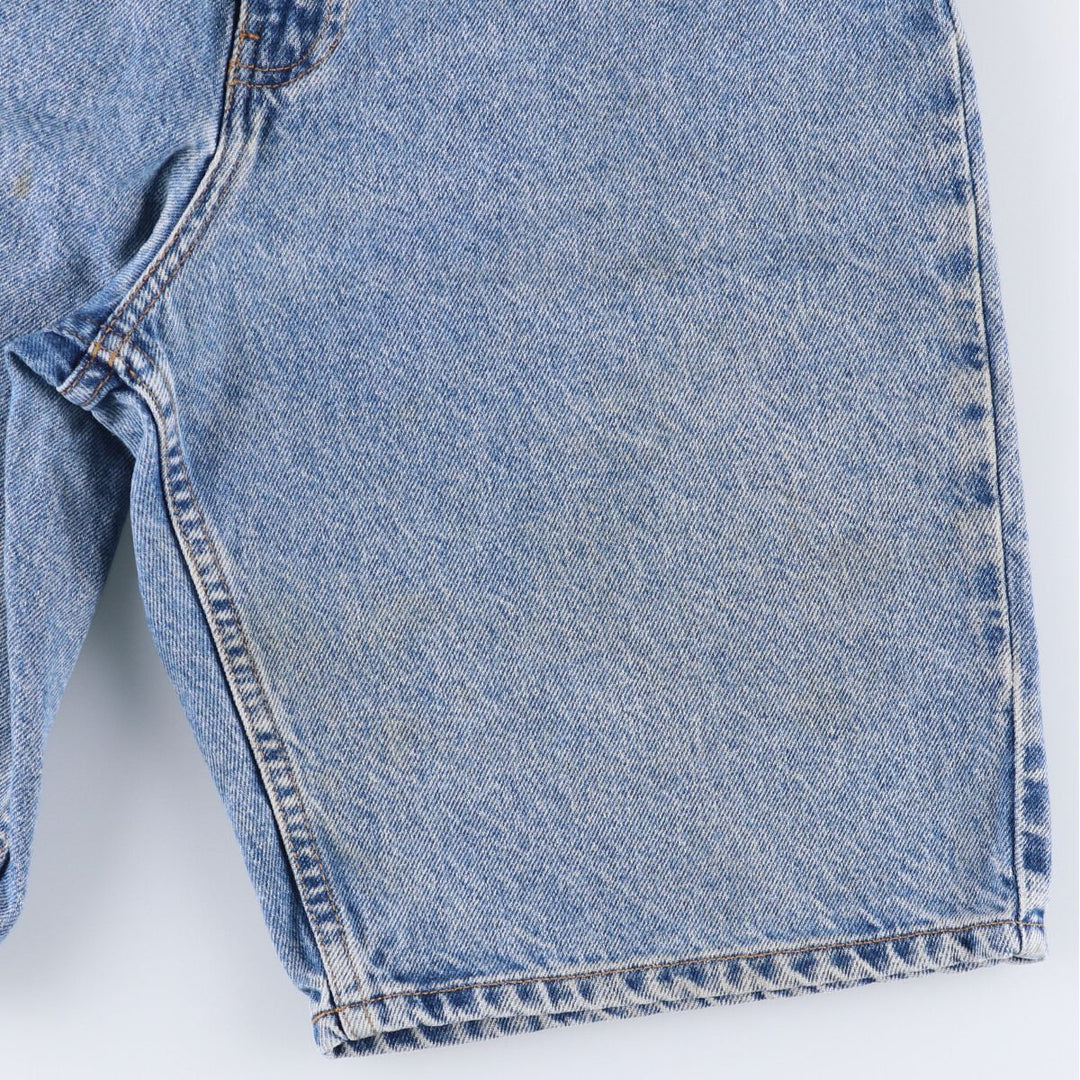 Levi's 550 Relaxed Fit Denim Shorts with Orange Tab, Men's Size W30 cotton Blue type light blue Vintage Second Hand