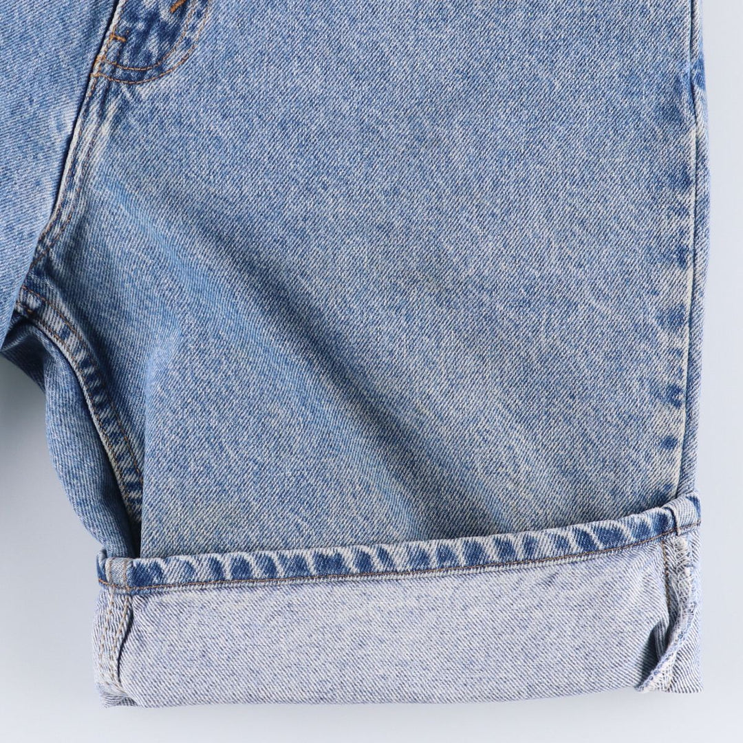 Levi's 550 Relaxed Fit Denim Shorts with Orange Tab, Men's Size W30 cotton Blue type light blue Vintage Second Hand