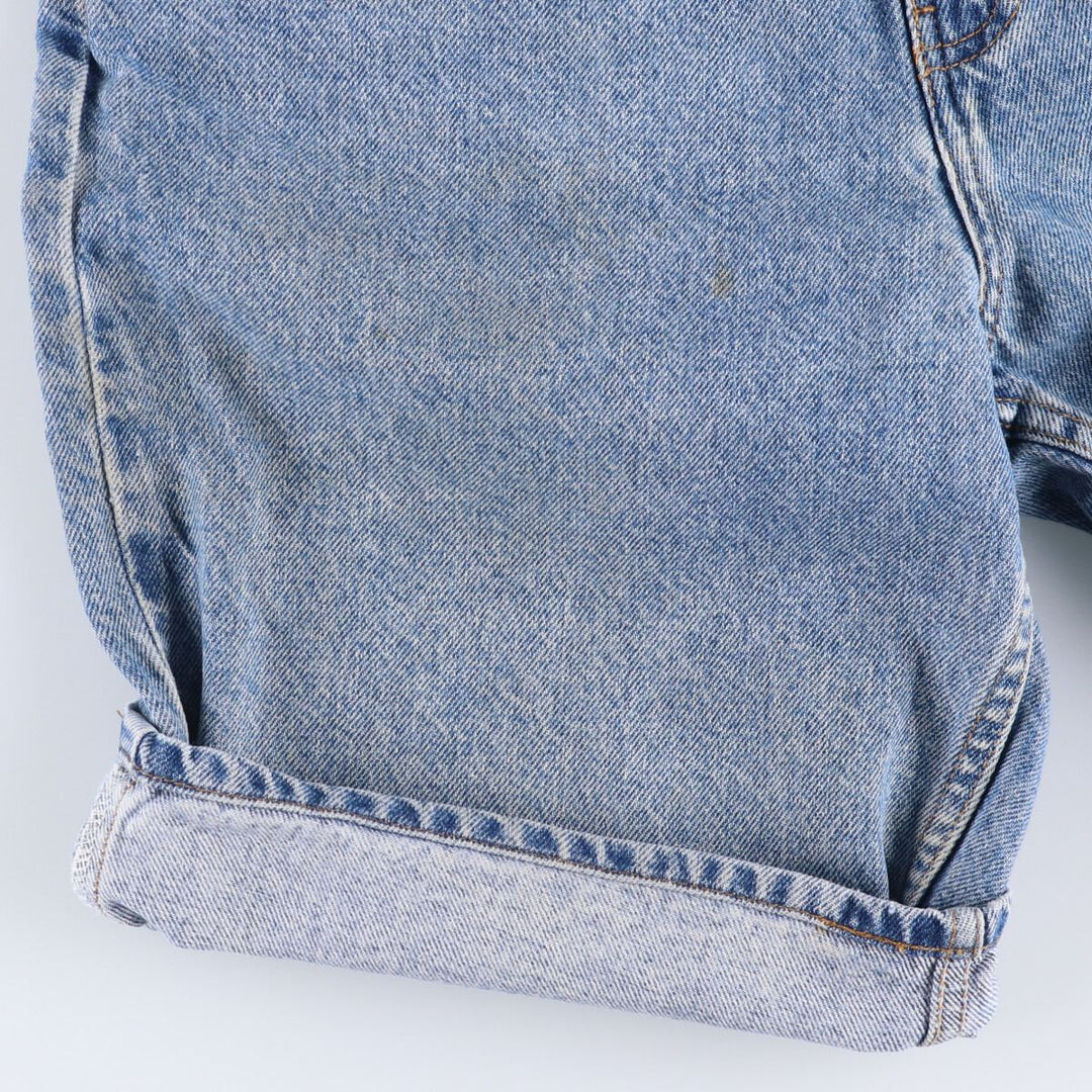 Levi's 550 Relaxed Fit Denim Shorts with Orange Tab, Men's Size W30 cotton Blue type light blue Vintage Second Hand