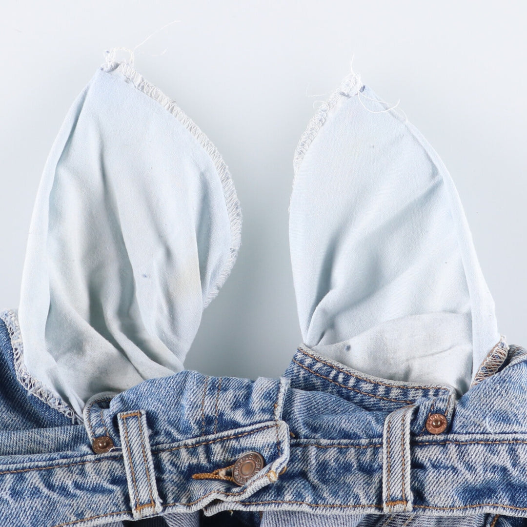 Levi's 550 Relaxed Fit Denim Shorts with Orange Tab, Men's Size W30 cotton Blue type light blue Vintage Second Hand