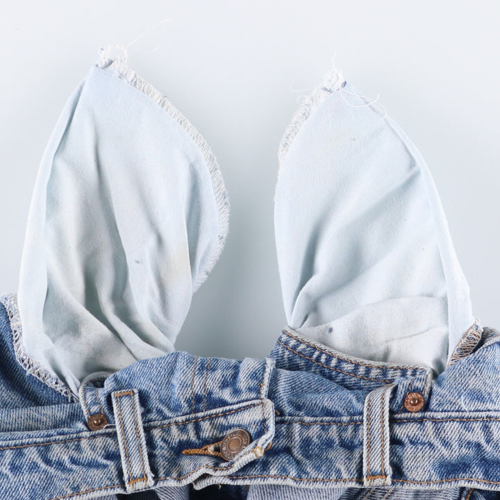 Levi's 550 Relaxed Fit Denim Shorts with Orange Tab, Men's Size W30 cotton Blue type light blue Vintage Second Hand