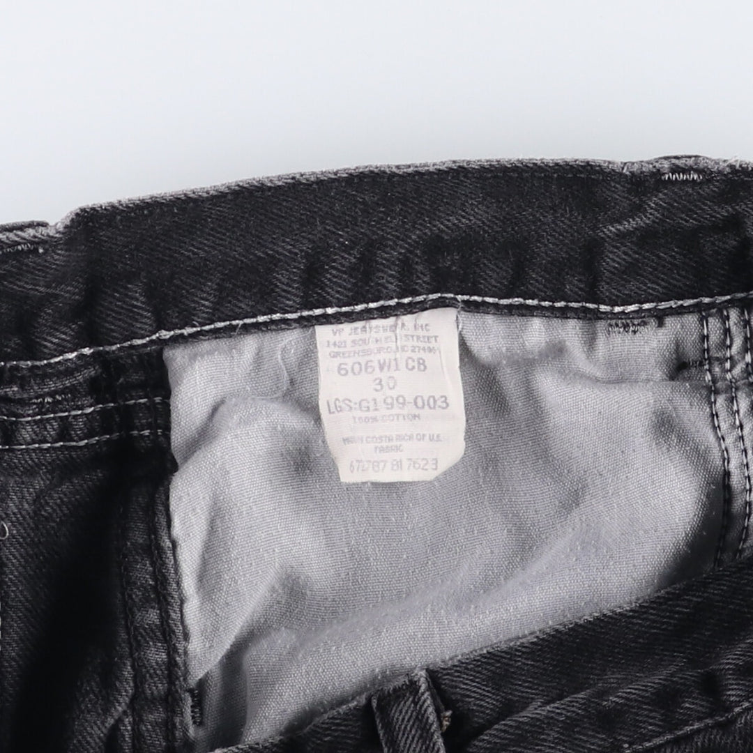 Wrangler Men's Black Denim Shorts, Size W29 cotton black type Vintage Second Hand