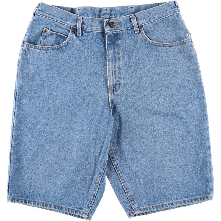 Lee Men's Denim Shorts, Jorts, Made in USA, Size W35 cotton Blue type light blue Vintage Second Hand