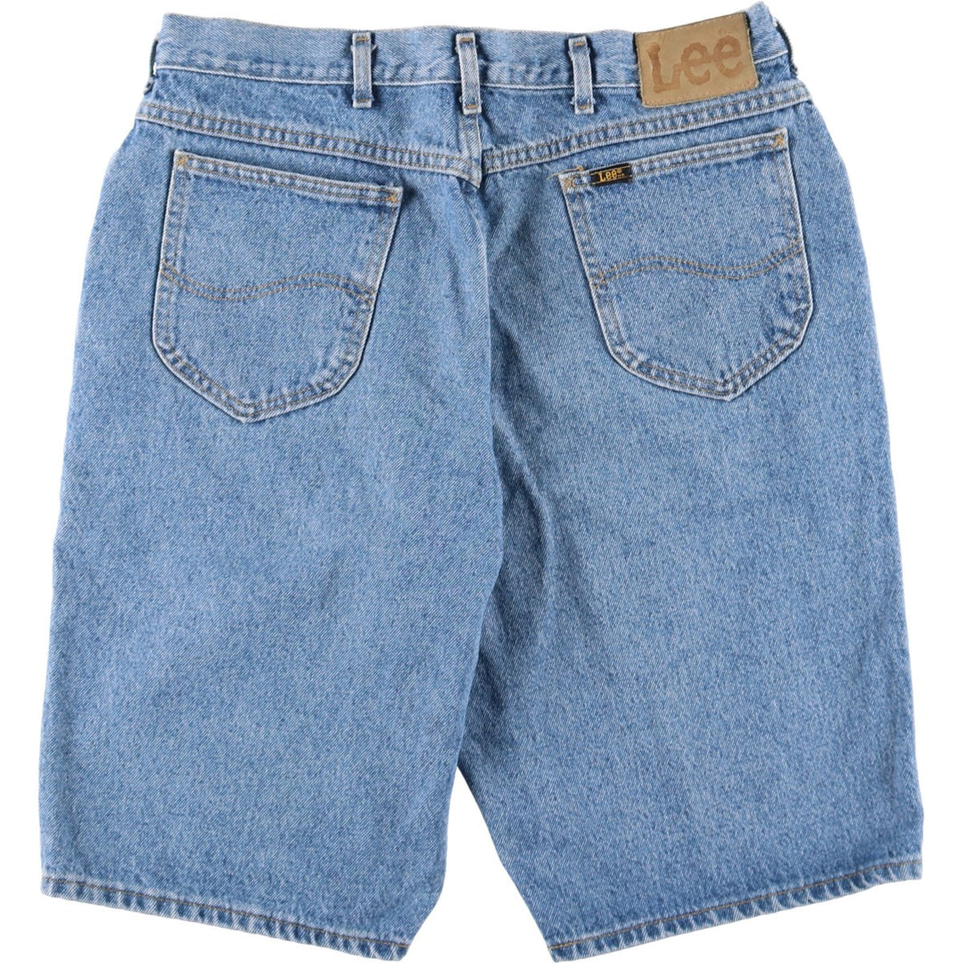 Lee Men's Denim Shorts, Jorts, Made in USA, Size W35 cotton Blue type light blue Vintage Second Hand