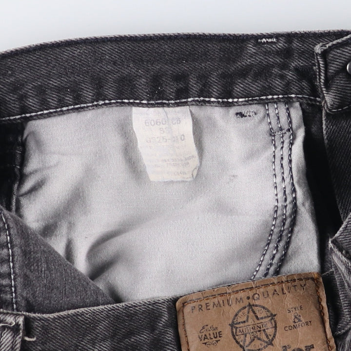 Wrangler Black Denim Shorts, Shorts, Men's, W31 equivalent unclear black type Vintage Second Hand