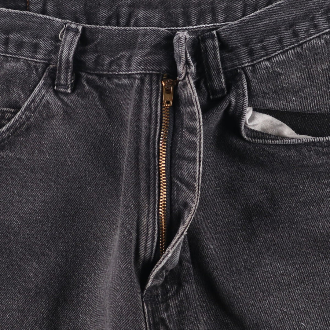 Wrangler Black Denim Shorts, Shorts, Men's, W31 equivalent unclear black type Vintage Second Hand