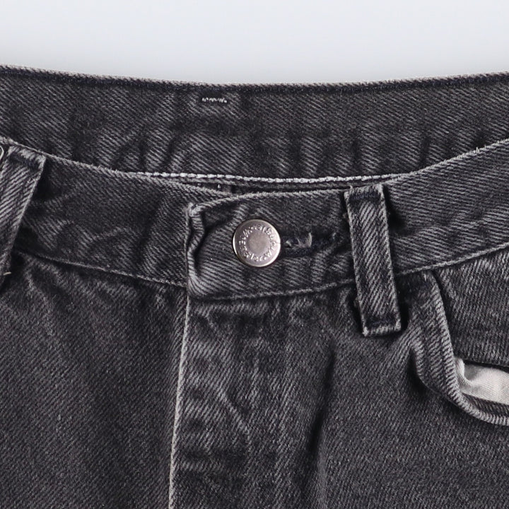 Wrangler Black Denim Shorts, Shorts, Men's, W31 equivalent unclear black type Vintage Second Hand