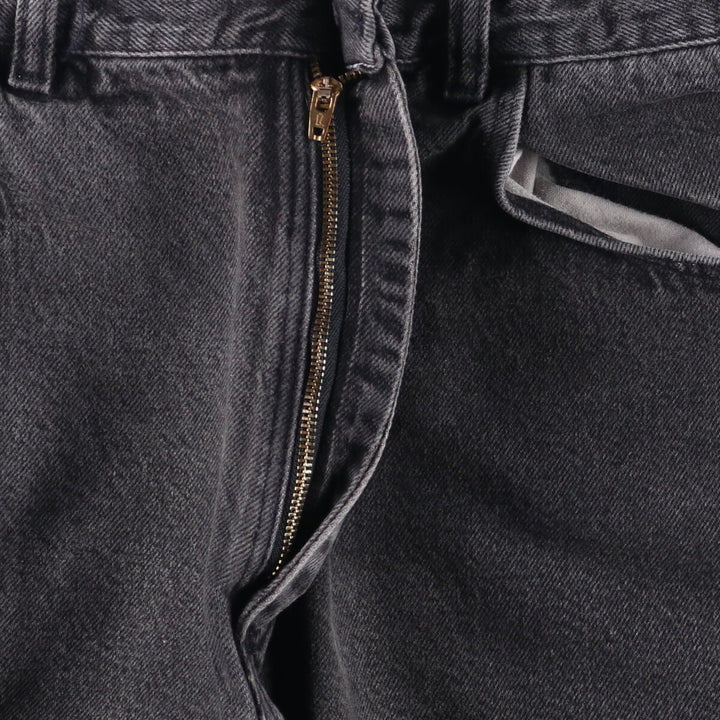 Wrangler Black Denim Shorts, Shorts, Men's, W34 cotton black type Vintage Second Hand