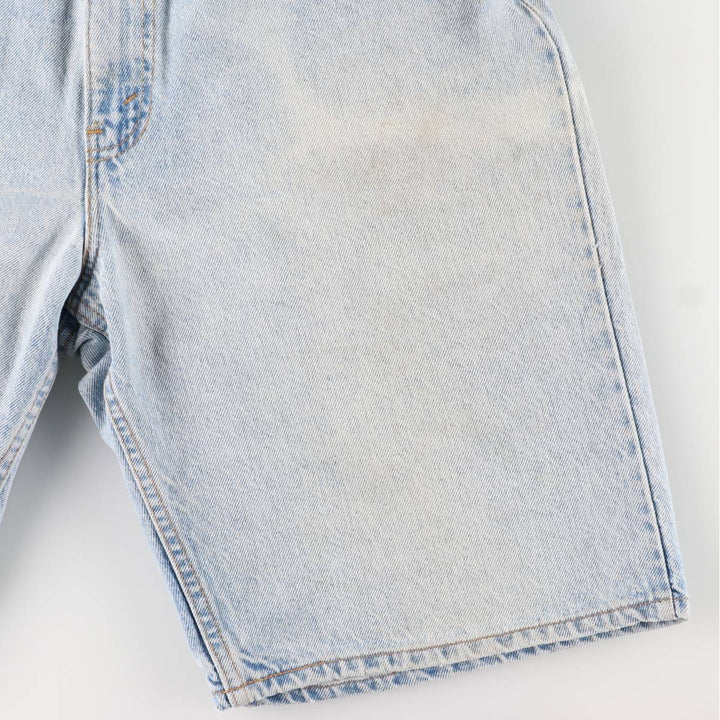 90'S Levi's 36550-0214 Orange Tab Denim Shorts, Made in USA, Men's Size 36, Vintage cotton blue type Vintage Second Hand