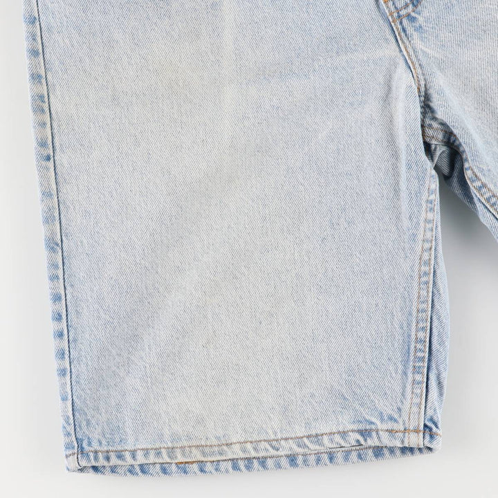 90'S Levi's 36550-0214 Orange Tab Denim Shorts, Made in USA, Men's Size 36, Vintage cotton blue type Vintage Second Hand