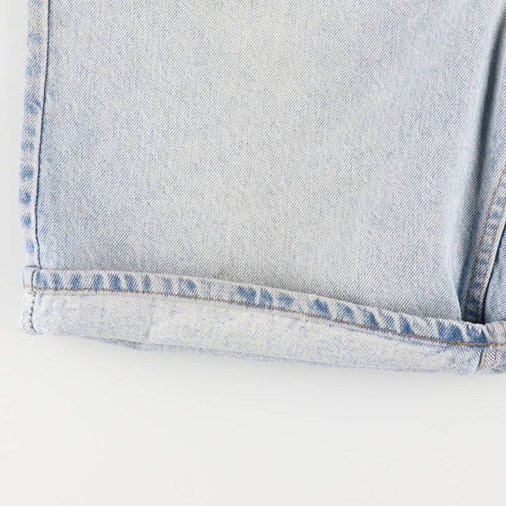90'S Levi's 36550-0214 Orange Tab Denim Shorts, Made in USA, Men's Size 36, Vintage cotton blue type Vintage Second Hand