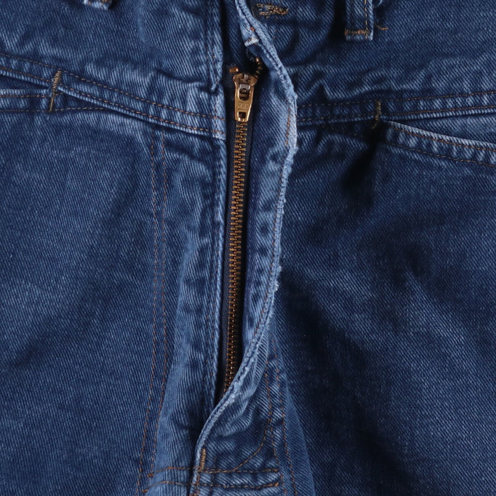 90'S Marithé François Girbaud denim shorts, half pants, jorts, men's w32 equivalent, vintage cotton blue type Vintage Second Hand