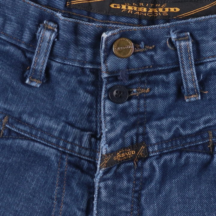90'S Marithé François Girbaud denim shorts, half pants, jorts, men's w32 equivalent, vintage cotton blue type Vintage Second Hand