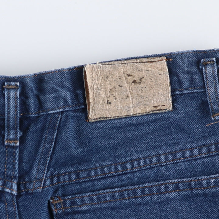 90'S Marithé François Girbaud denim shorts, half pants, jorts, men's w32 equivalent, vintage cotton blue type Vintage Second Hand