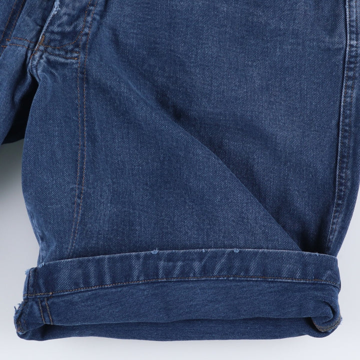 90'S Marithé François Girbaud denim shorts, half pants, jorts, men's w32 equivalent, vintage cotton blue type Vintage Second Hand