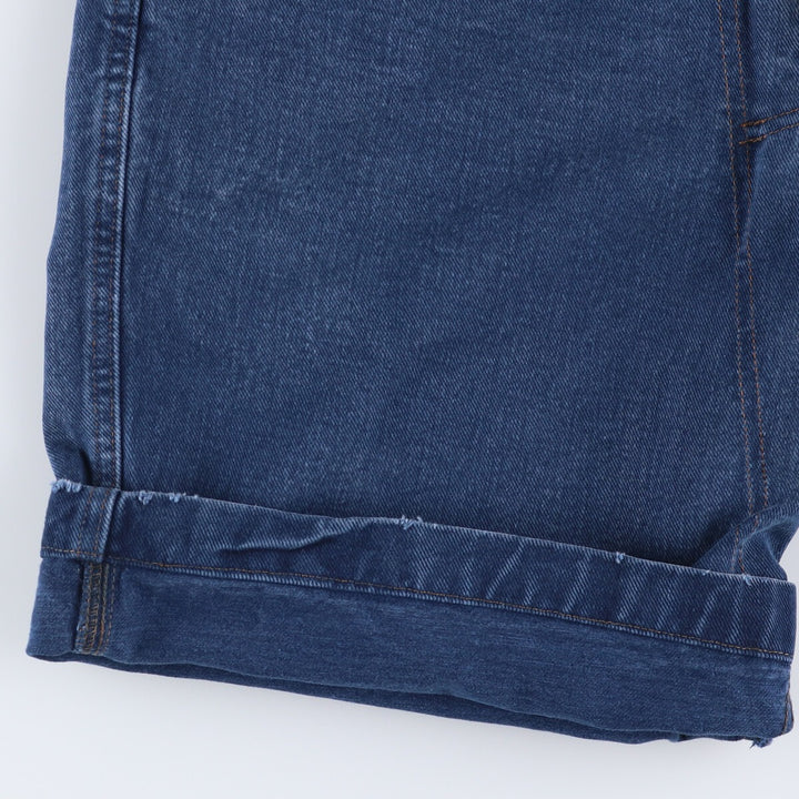 90'S Marithé François Girbaud denim shorts, half pants, jorts, men's w32 equivalent, vintage cotton blue type Vintage Second Hand