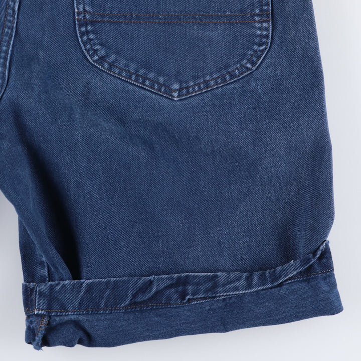 90'S Marithé François Girbaud denim shorts, half pants, jorts, men's w32 equivalent, vintage cotton blue type Vintage Second Hand