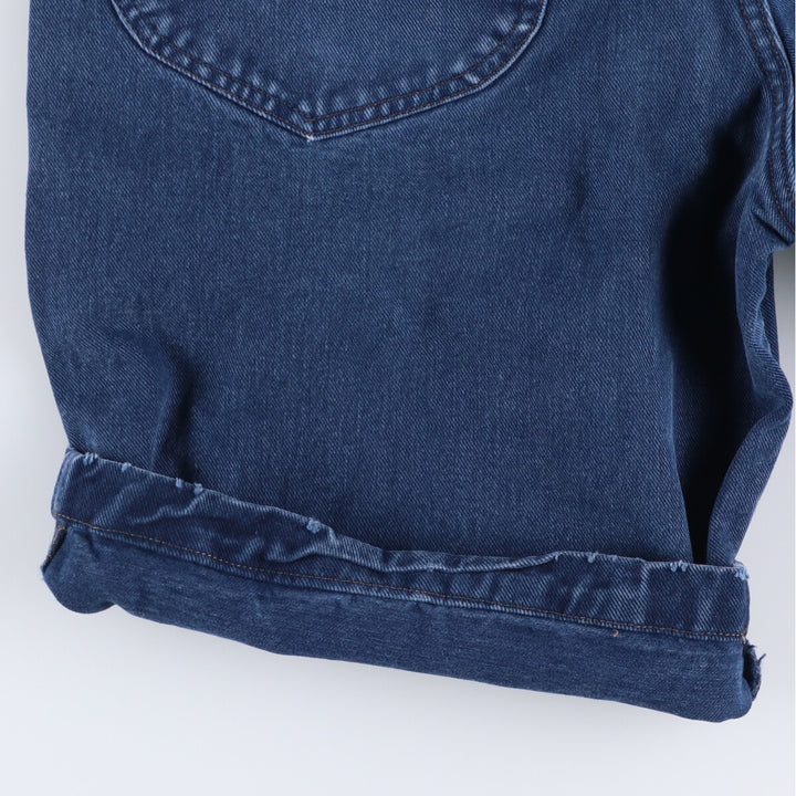 90'S Marithé François Girbaud denim shorts, half pants, jorts, men's w32 equivalent, vintage cotton blue type Vintage Second Hand
