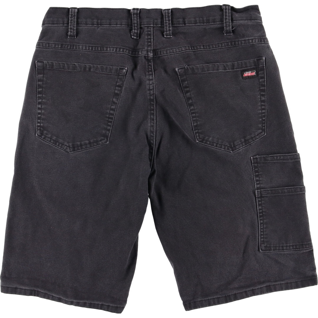 Dickies Duck Fabric Work Shorts, Half Pants, Men's, W34 equivalent cotton Charcoal Vintage Second Hand