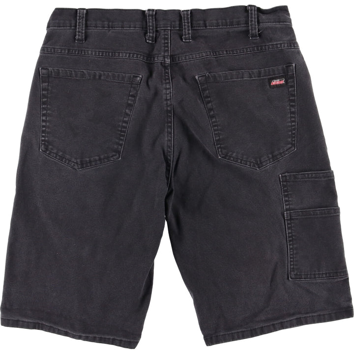 Dickies Duck Fabric Work Shorts, Half Pants, Men's, W34 equivalent cotton Charcoal Vintage Second Hand