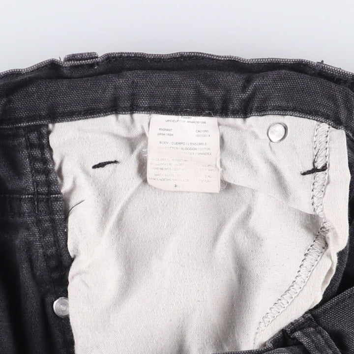 Dickies Duck Fabric Work Shorts, Half Pants, Men's, W34 equivalent cotton Charcoal Vintage Second Hand