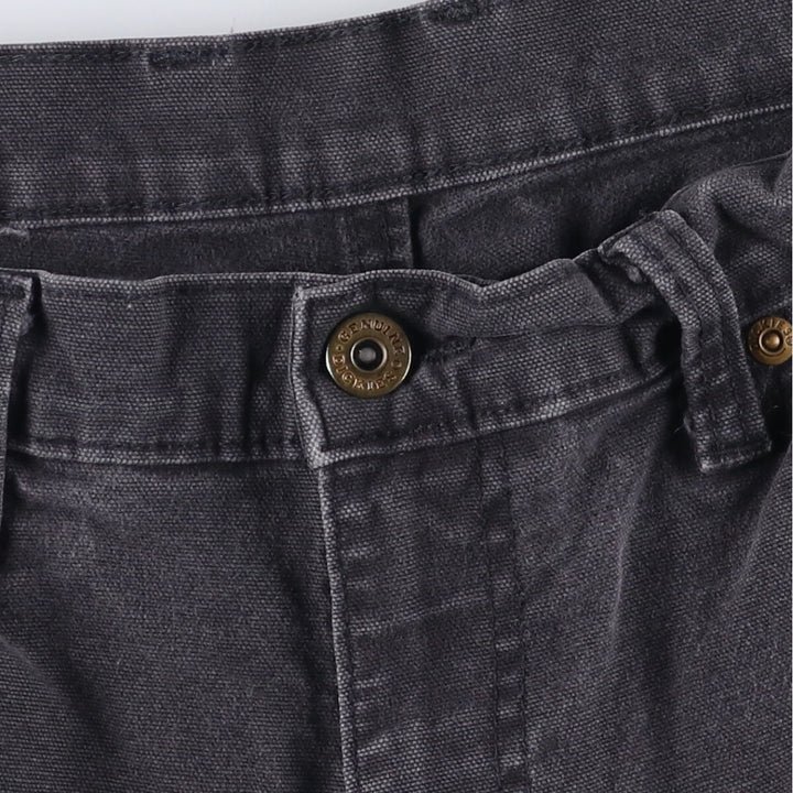 Dickies Duck Fabric Work Shorts, Half Pants, Men's, W34 equivalent cotton Charcoal Vintage Second Hand