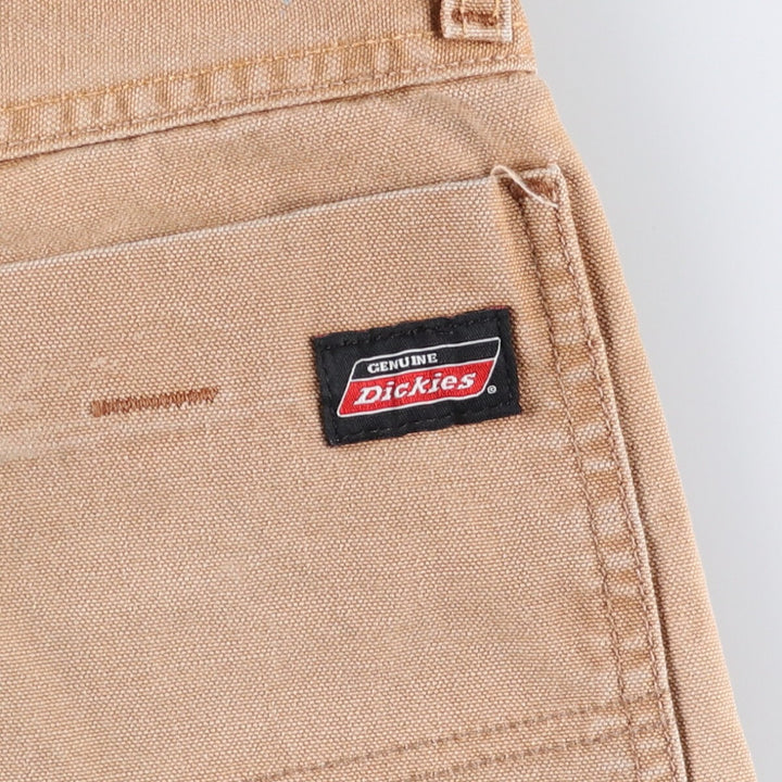 Dickies Painter Shorts, Men's, Size W34 (Duck Fabric) cotton Beige type Vintage Second Hand