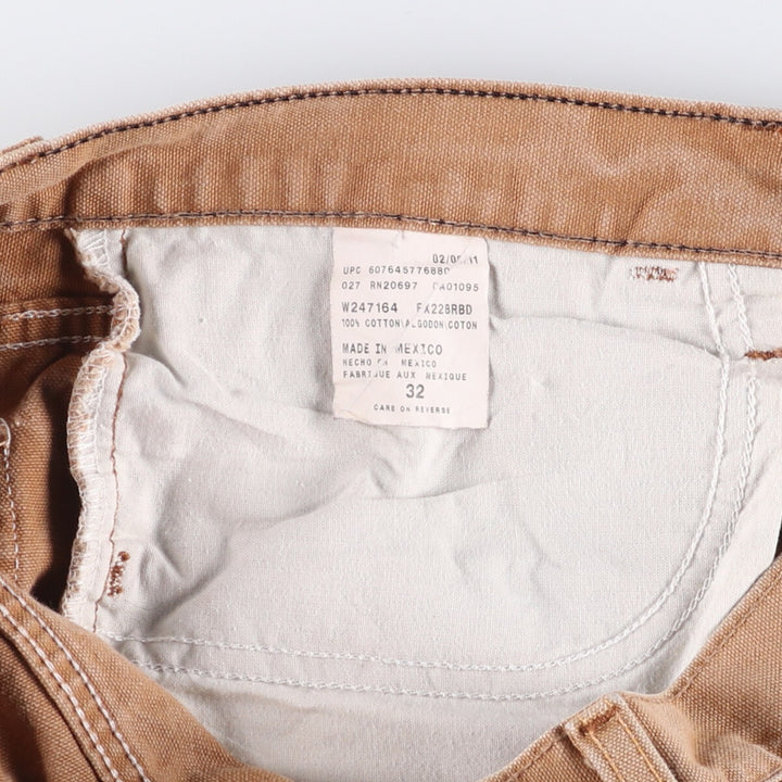 Dickies Painter Shorts, Men's, Size W34 (Duck Fabric) cotton Beige type Vintage Second Hand
