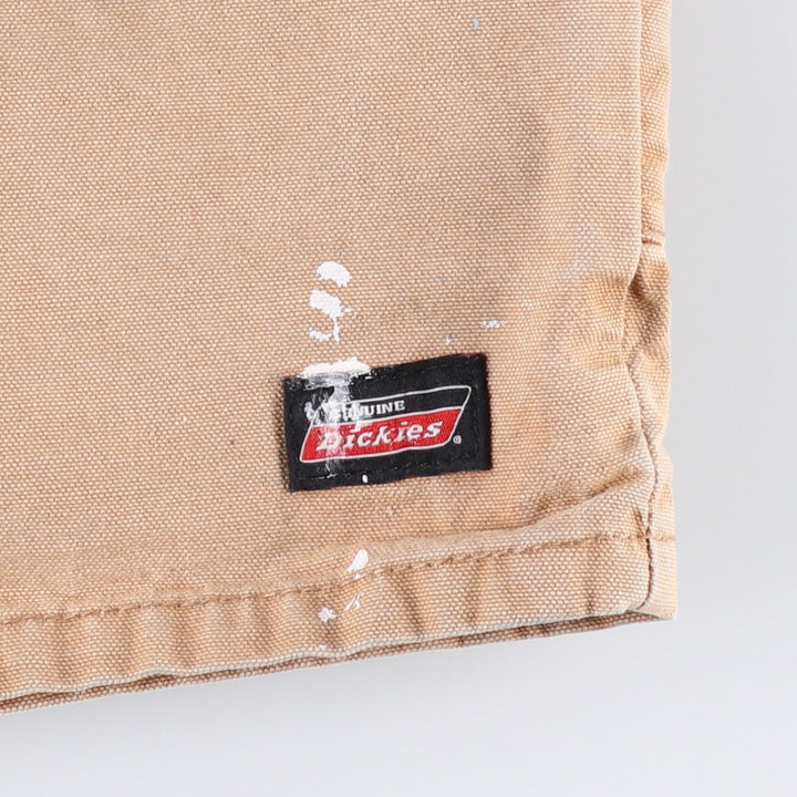 Dickies Painter Shorts, Men's, Size W34 (Duck Fabric) cotton Beige type Vintage Second Hand