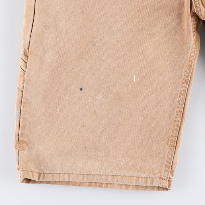 Dickies Painter Shorts, Men's, Size W34 (Duck Fabric) cotton Beige type Vintage Second Hand
