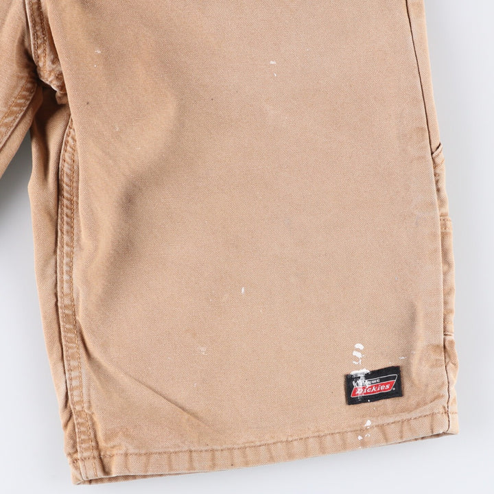 Dickies Painter Shorts, Men's, Size W34 (Duck Fabric) cotton Beige type Vintage Second Hand